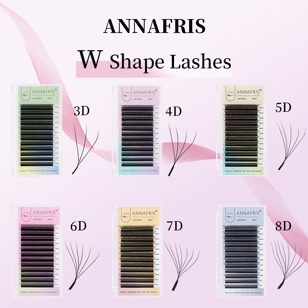 Eyelash Extension For Asian Eyes - ANNAFRIS ventilateur de Volume préfabriqué YY